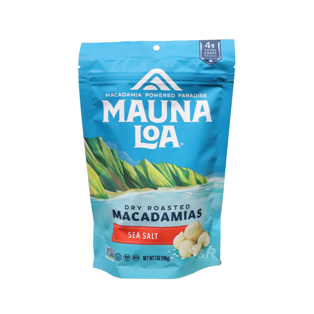 Mauna Loa Dry Roasted Macadamia With Sea Salt 198g